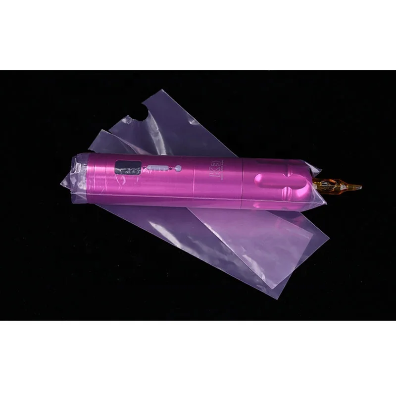 Profession Individually Disposables 200Pcs Pink Black Protective Safer Cleaning Tattoo Gun Pen Machine Sleeves Cover Bag