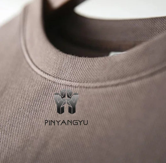 High quality Heavyweight 340G 100% cotton Oversized Drop Shoulder O-neckline short sleeve T-shirt custom t shirt