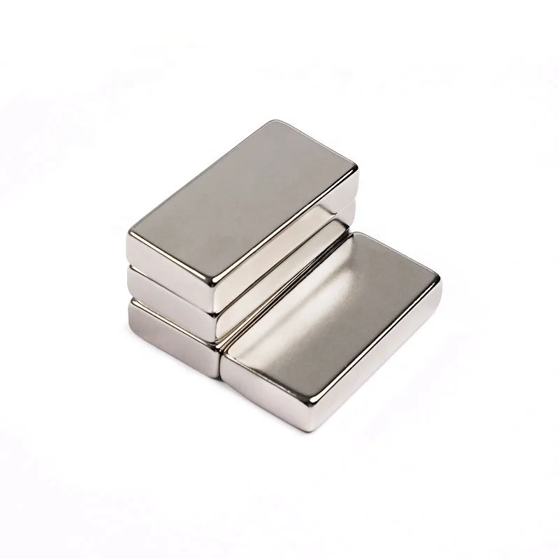N52 N54 M H SH UH Neodymium -Iron-Boron Bar Custom Magnet Block Ndfeb Powerful Strong for Motor