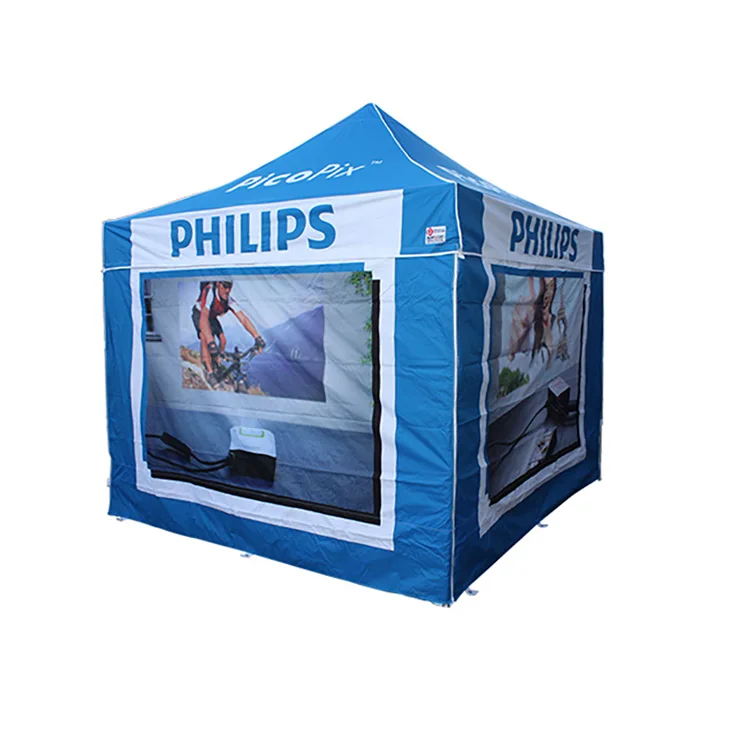 Outdoor Advertising Stretch Tent Dye Sublimated Trade Show Canopy Waterproof Pop Up Gazebo tent 3x3m(10x10ft)