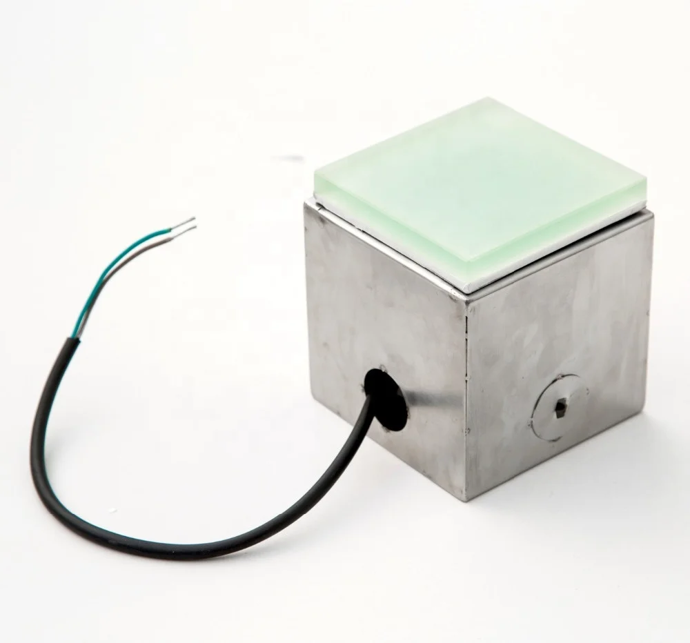
Outdoor IP67 IK10 10x10 cm 12V 24V recessed floor led paver light 