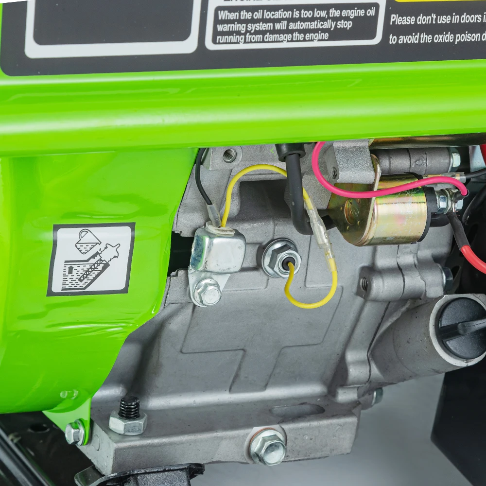 Профессиональный бесшумный бензиновый генератор 5 кВт, бензиновый двигатель в Китае