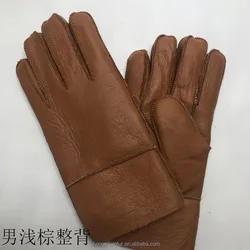 Перчатки мужские из натуральной овечьей кожи шерстяная подкладка мотоциклетные перчатки для вождения