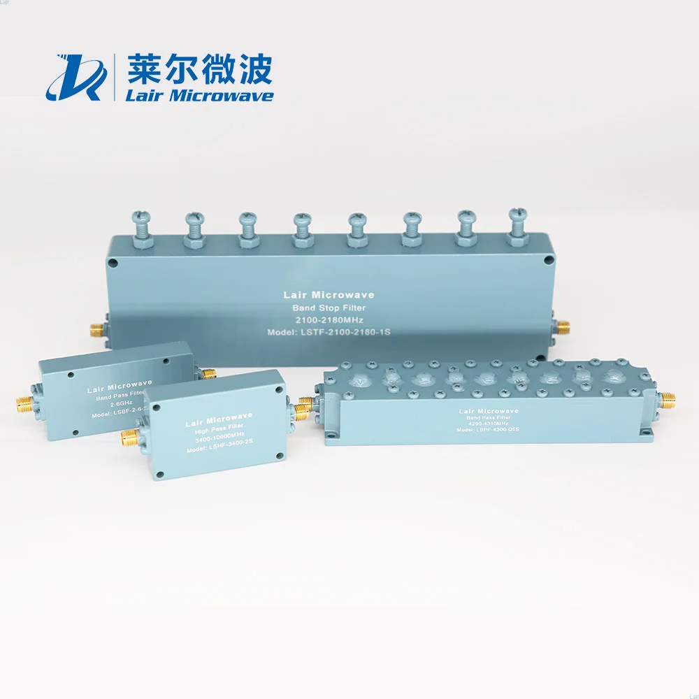 High Frequency 4400MHz Microwave  Ultra Low Loss Military Grade Cavity Rf Filter with S MA Female connector