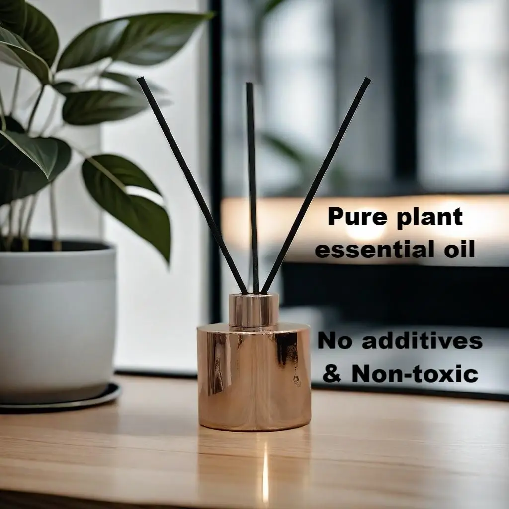 Woody Scent 120ml Reed Diffuser Aromagic Luxury Sets Packaging Rich Fragrance with Baltic Sea Amber Aroma Sticks for Home Hotel