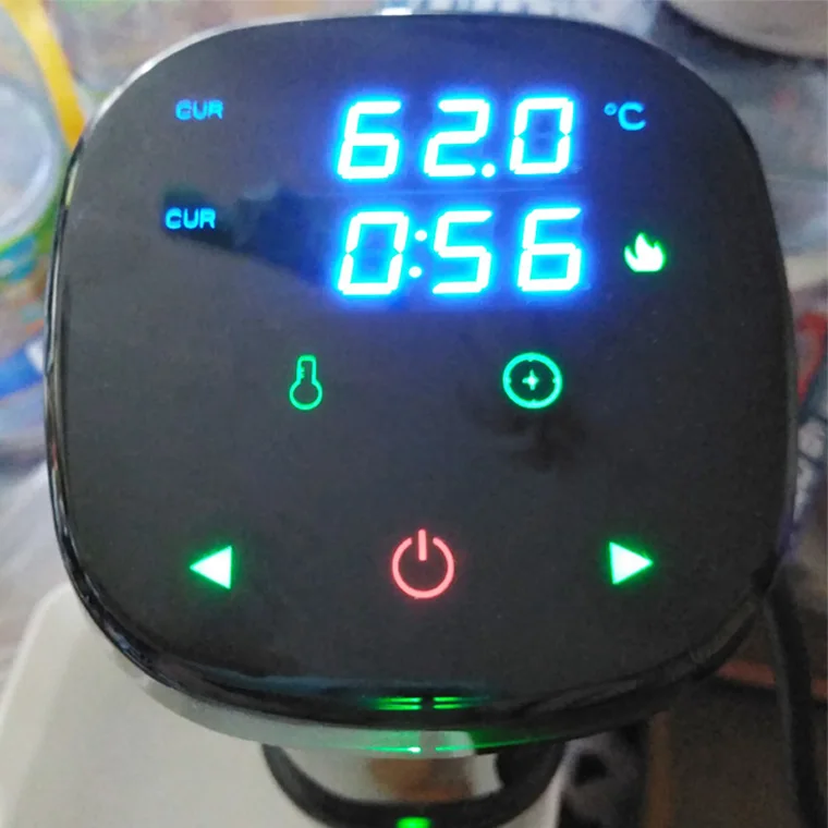 Stainless Steel 1100W Sous Vide Cooker Immersion Circulator Accurate Cooking Vacuum Heater Slow Cooker