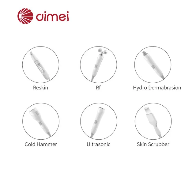 skin care 6 in 1 aqua peel oxygen jet facial machine hydra dermabrasion beauty equipment microdermabrasion machine