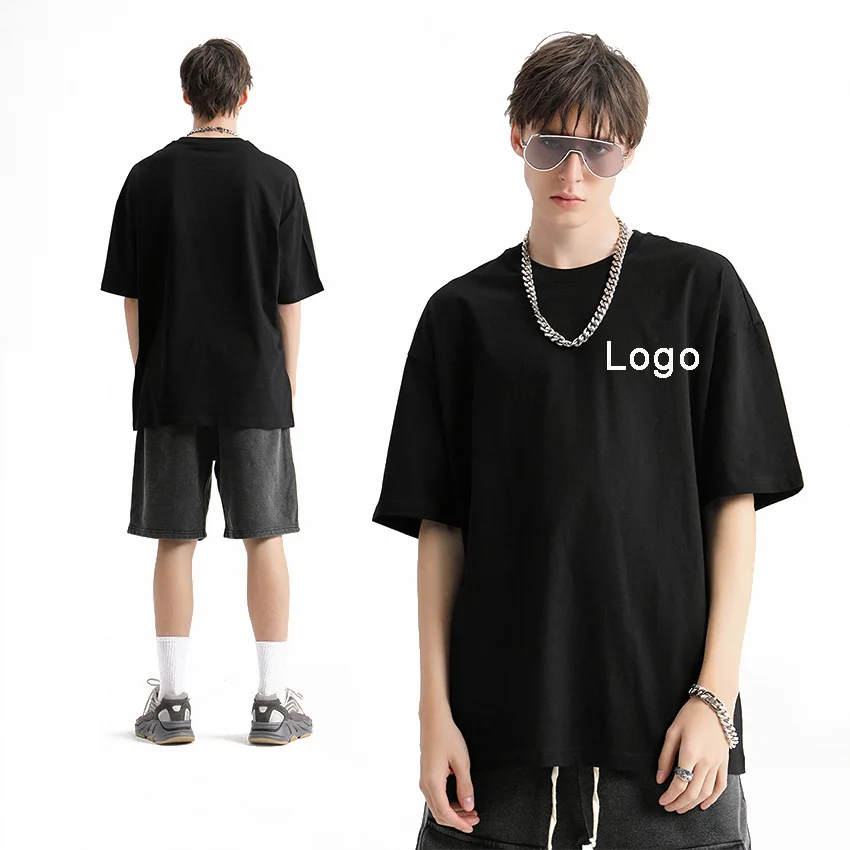 Новые поступления футболки одежда от производителя Camiseta custom 100 хлопок высококачественные мужские с принтом логотипа на заказ