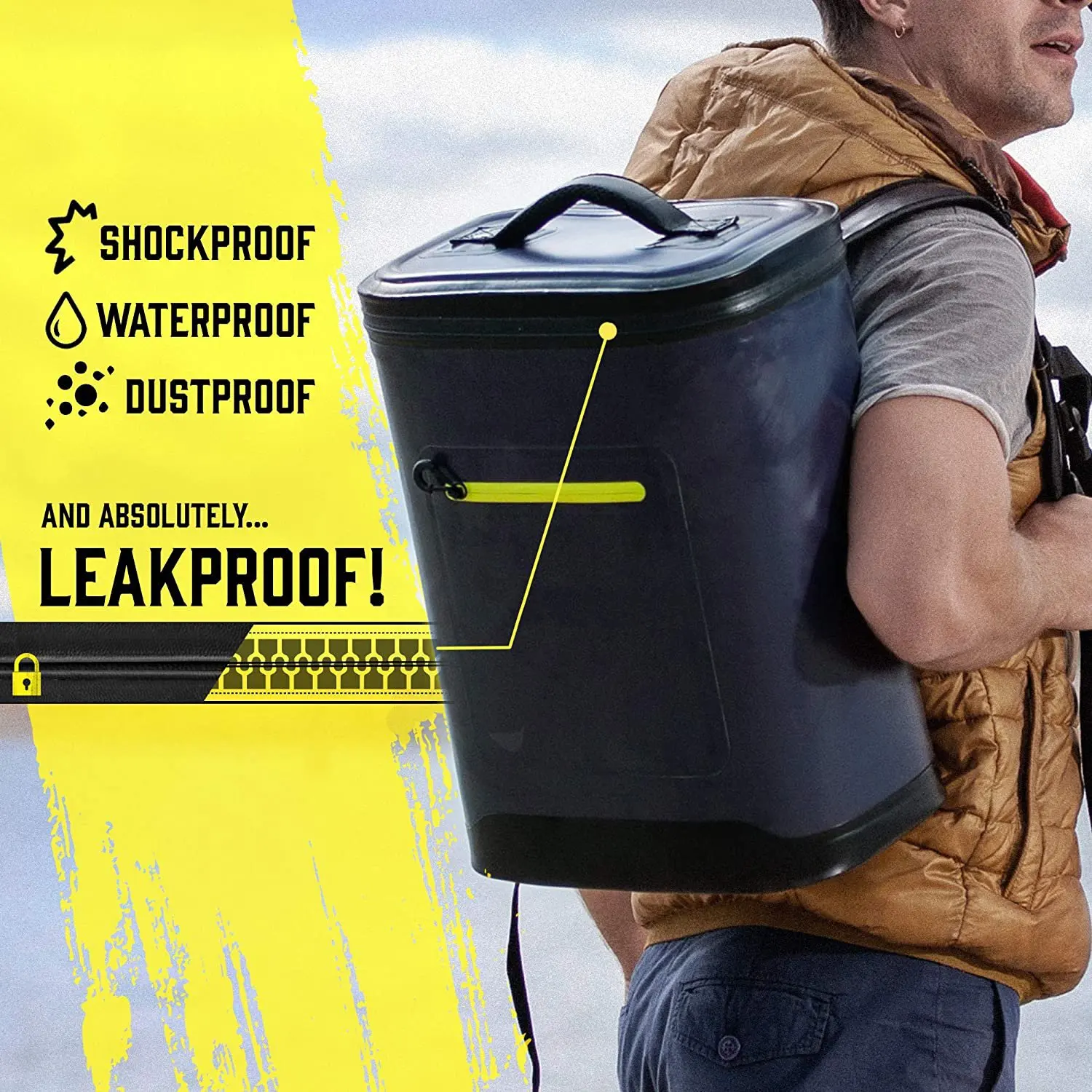 FREE SAMPLE Insulated Cooler Backpack Ice Life Leak proof Cooler Bag Waterproof Portable Soft Cooler Bag