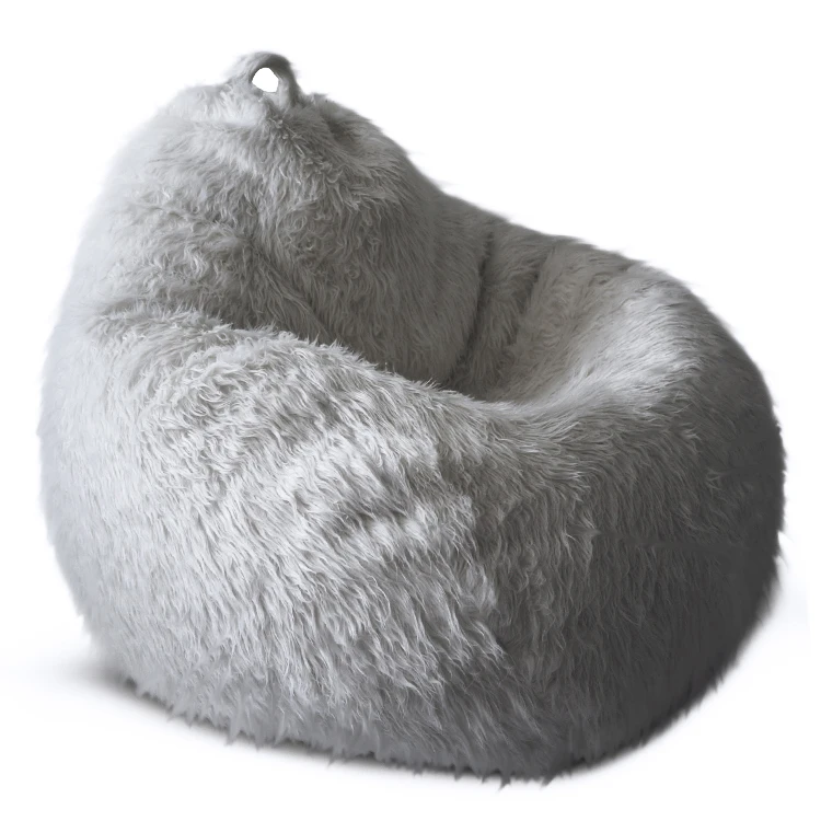 Faux Fur Beanbag Pouf Bean bag Sofa Chair