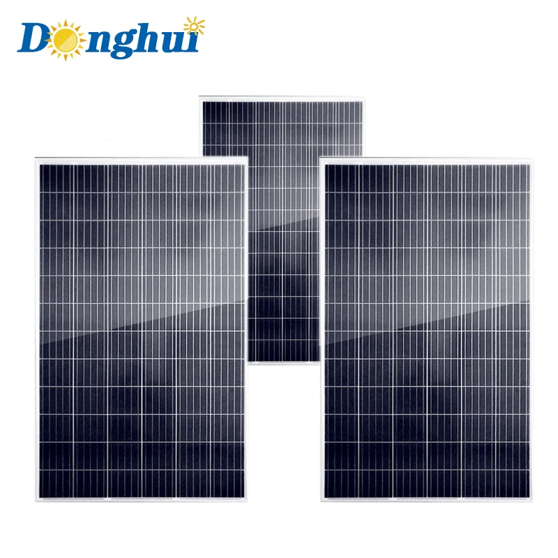 Поли-солнечная панель Donghui 250 Вт высококачественный поликристаллический кремний Высокая Коэффициент конверсии комплект солнечных