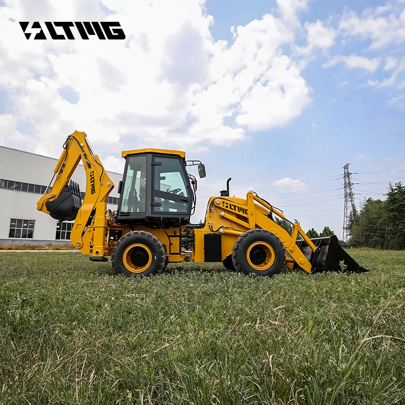 LTMG hydraulic cylinder backhoe excavator loader 4x4 2.5ton backhoe loader for sale