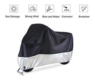 UV protection 210D polyester waterproof motorcycle cover