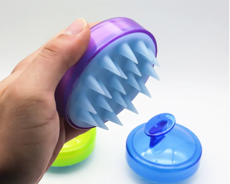 Silicone Head Hair Shampoo Scalp Massager Brush Massage Scalp Shower Brush, Silicone Brush For Shampoo