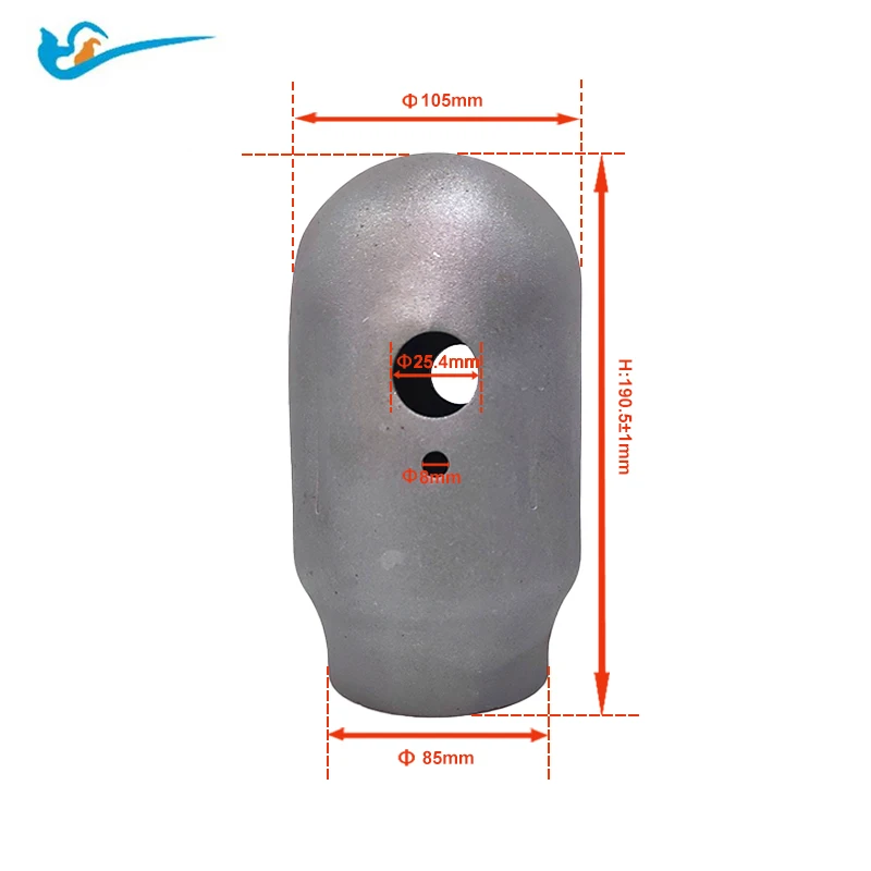 Wholesale 4500Psi 300Bar Carbon Fiber Tank Air Gas Cylinder caps for sale