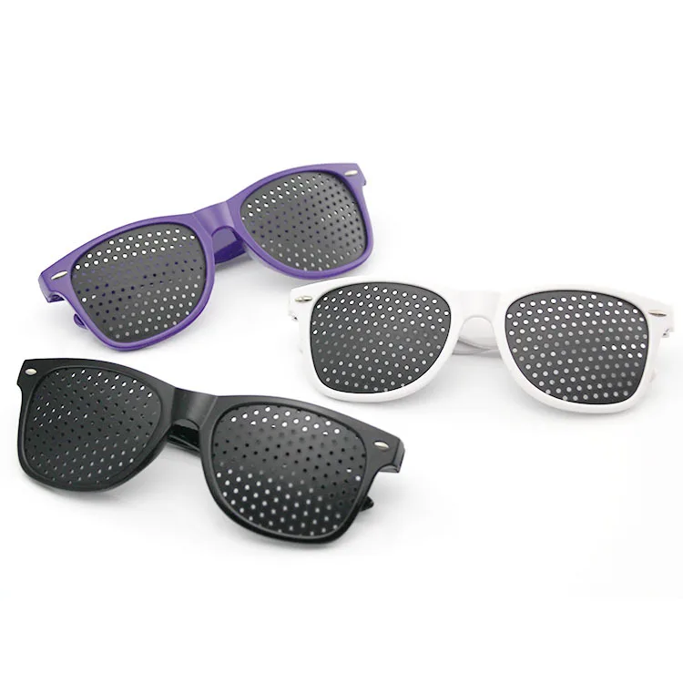 JOJO Fashion Vintage Custom Designer 2024 Small Holes Correct Vision Pinhole Sun Glasses Oculos Sunglasses