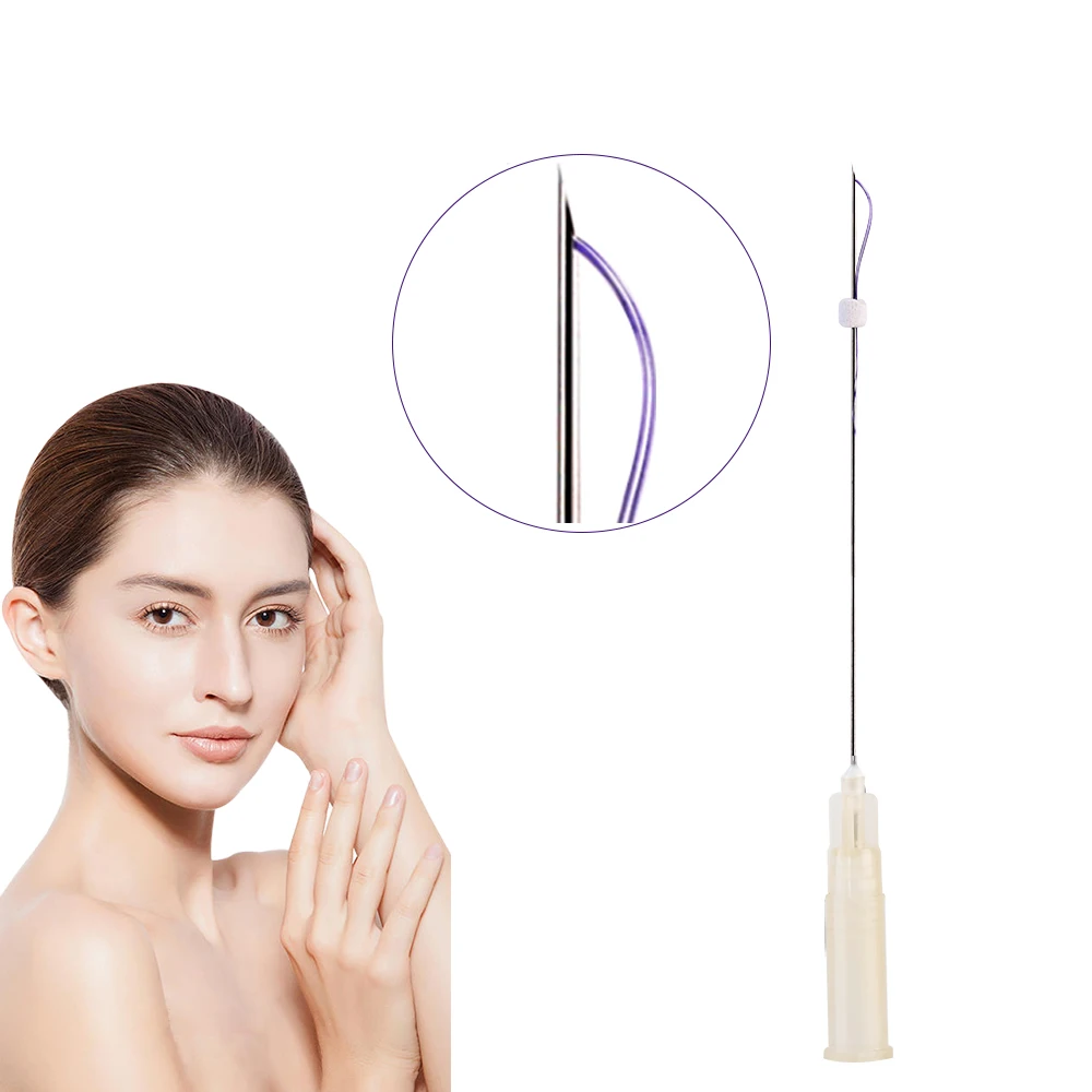 Factory Direct Delivery Medical Thread 26G 60mm Double Mono PDO for Wrinkle