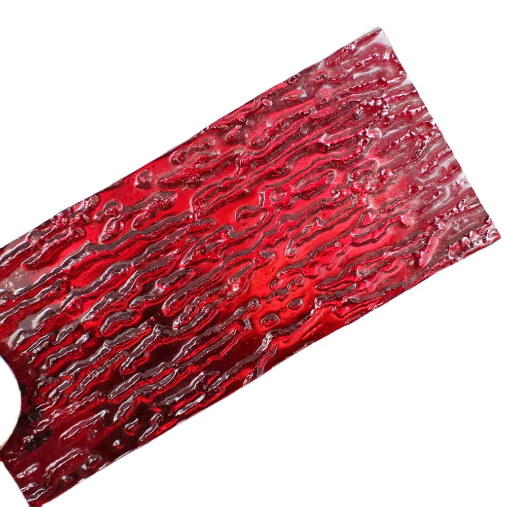 Cheap Sale Wholesale Church Cathedral Red Glass Tile Kitchen Backsplash