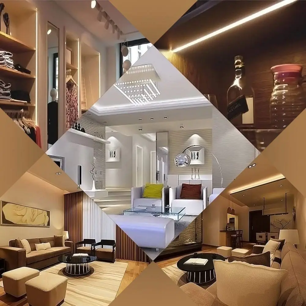 W17*H7mm Lightweight and easy-to-install LED aluminum channel lights are perfectly suited to various lighting environments.