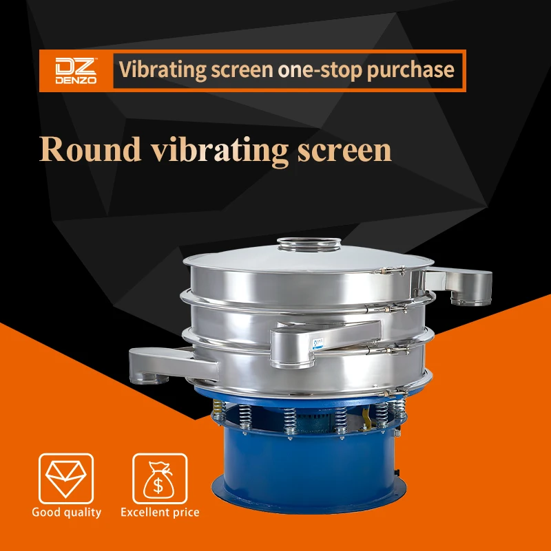 China industrial automatic vibrating sifters rotary vibro screen sieve for milk powder