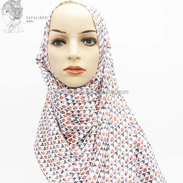 New Fashion Scarf for Women Luxury Hijab Satin Hijabs All Muslim Summer Chiffon Printing Customize any Pattern Design 70*180cm