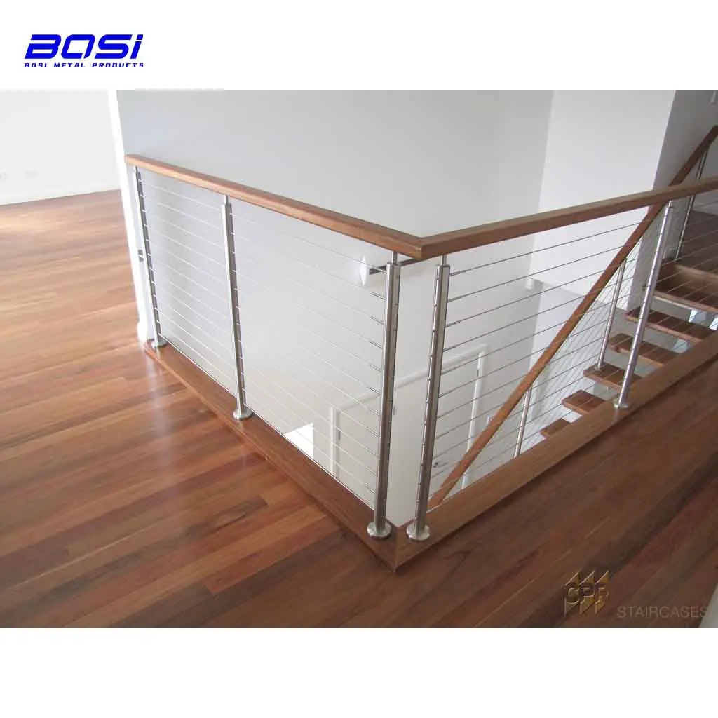 China Stainless Steel Balcony Deck Cable Wire Railing Fence for Sale