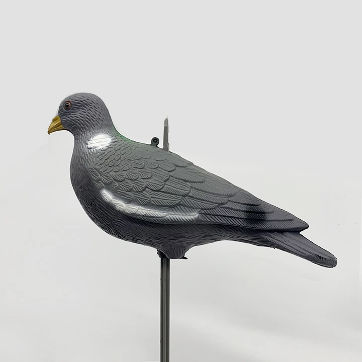 Hard PE Pigeon Decoys Plastic Bird Decoys Pigeon Bait Hunting Decoy For Outdoor