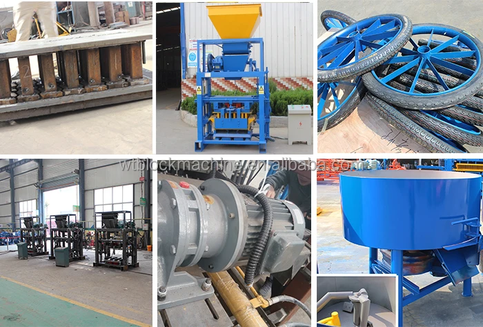 QT40-1 semi automatic concrete block making machine best seller brick making machinery