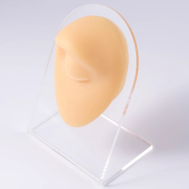 Nose Ear Penis Vagina Tongue Lip Eye Nipple Navel Human Body Parts Silicone Model