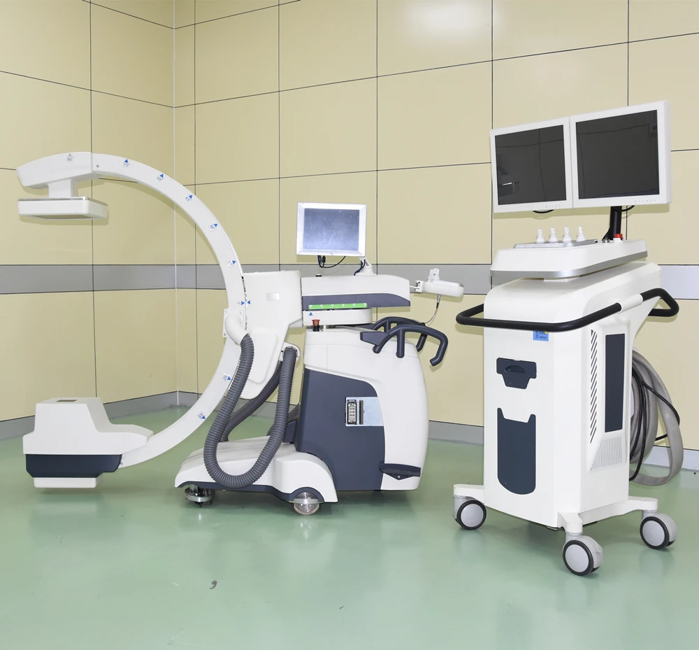 Dual Spots 5 KW Mobile Digital Surgical High Frequency C-arm Fluoroscopy X-ray Machine