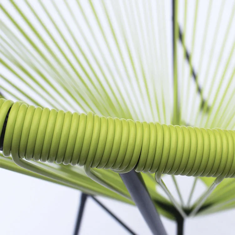 Outdoor Plastic String Chair Rattan Furniture Garden Egg Sunchair Patio furniture Acapulco Chair Contemporary Bistro Chair