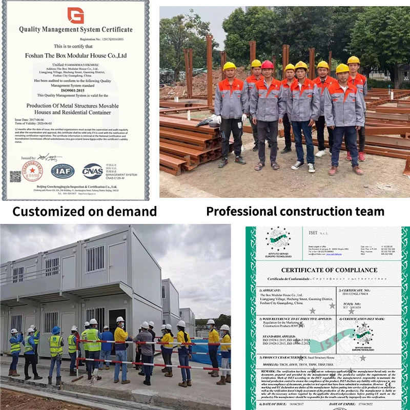 Good Quality 1 Year Instant House Two Story Prefab Houses Australia Portable Shipping Containers