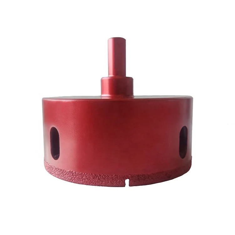 ceramic tile Glass material succession brazing diamond drill bit