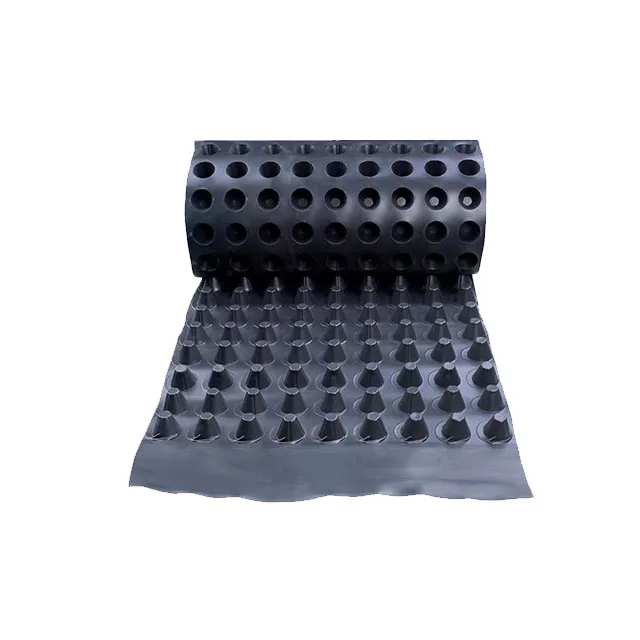 Пластиковая дренажная доска высокой плотности полиэтилена (HDPE) выпуклая фильтрующая пластина по требованию