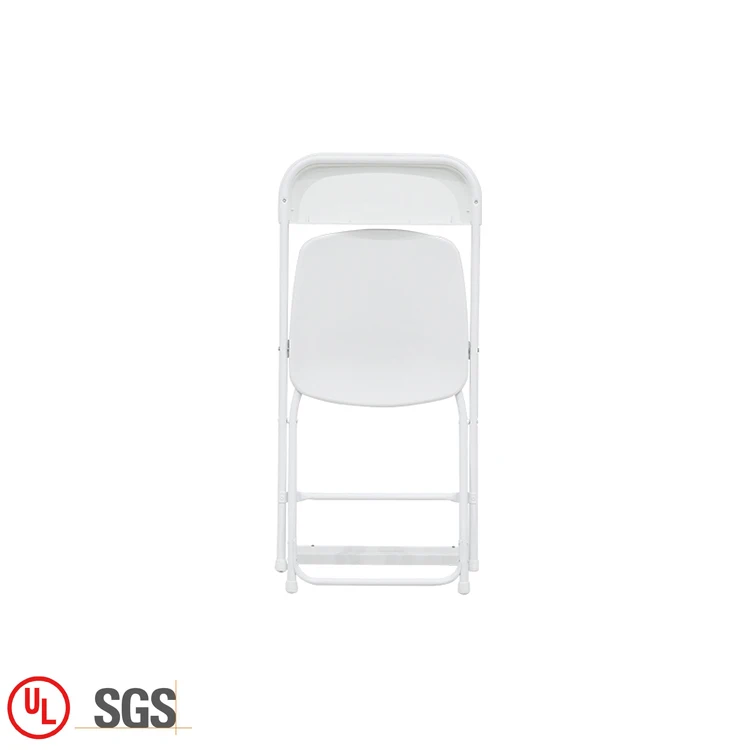 Living room cheap plastic folding chair modern HDPE outdoor white folding chairs for party