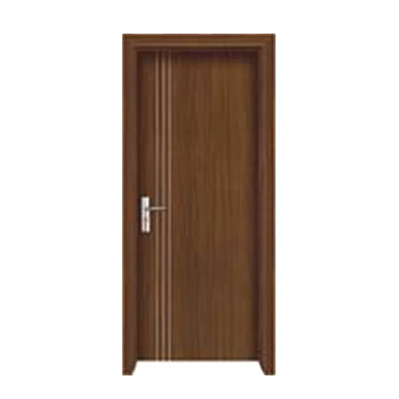 Bowdeu Factory Nigeria Toilet Design Wood Interior Doors PVC Wood Door For House