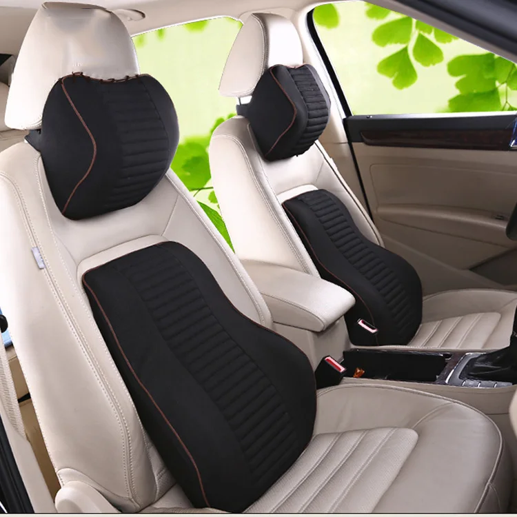 Foldable Bus Driver Waist Backrest Cushion Memory Foam Lumbar Support Chair Back Cushion For Pain Relief