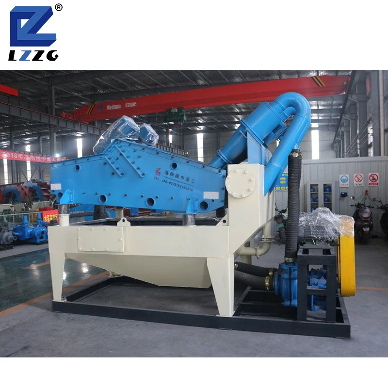 Sand extraction machine with hydro cyclone desander in Indonesia