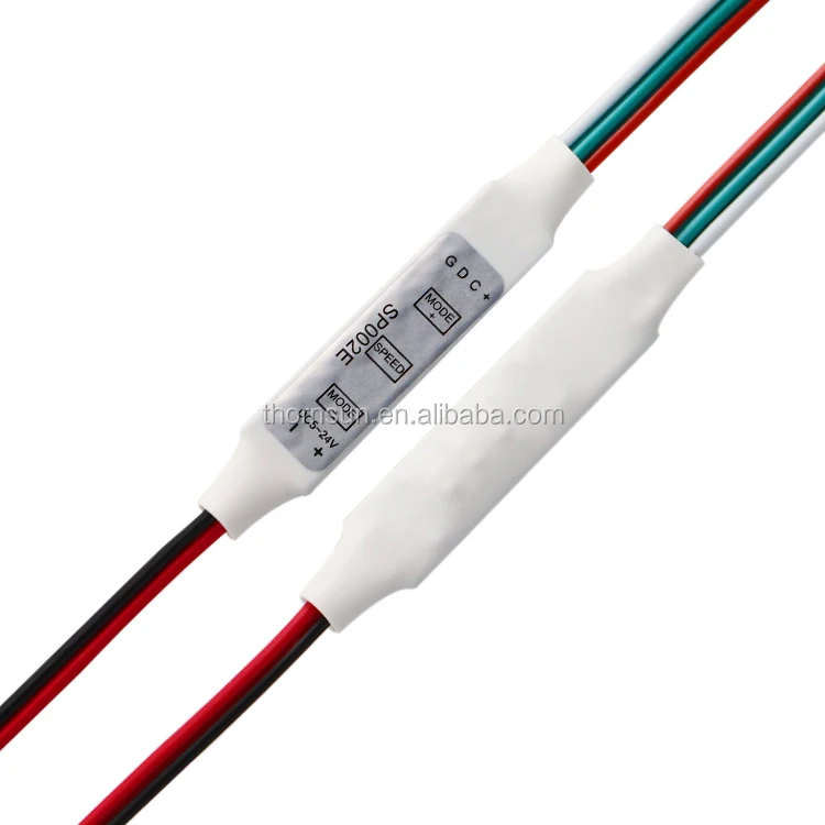 DC5V-24V 3 keys Mini led Pixel RGB Controller SP002E for addressable led pixel ring madrix Strip