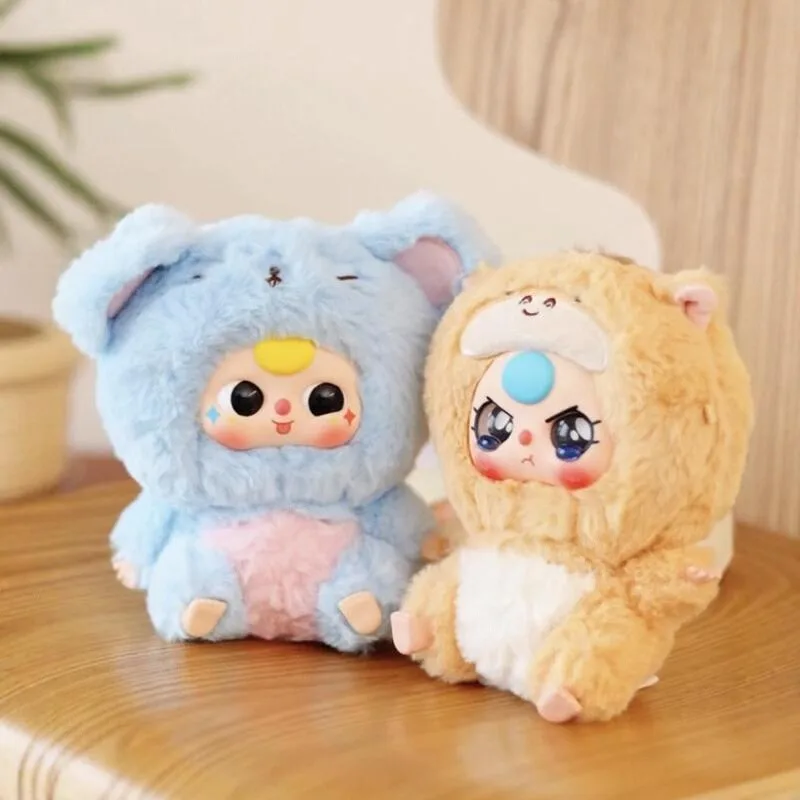 Official genuine Baby Three twelve zodiac plush series blind box trendy toy pendant creative cute doll