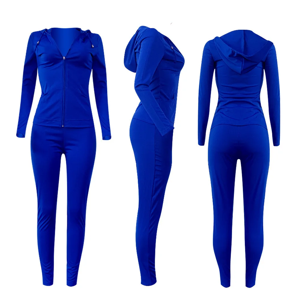 Liu Ming Hot Sells Womens 2 Piece Tracksuit Sets Sweatsuit Outfits Hoodie Sweatshirt Jogging Sweatpants Suit