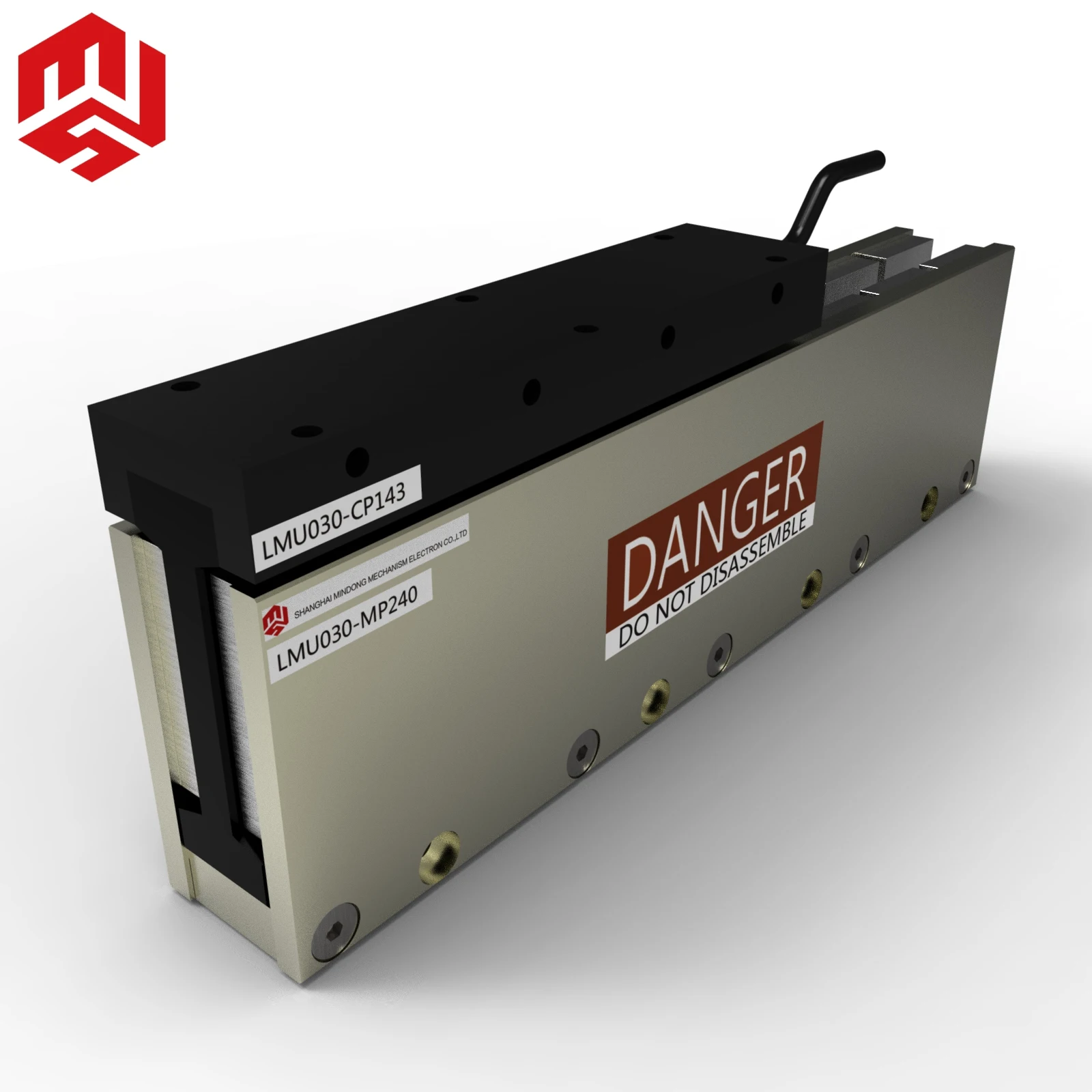 Высокоточный u-образный бесщеточный линейный двигатель 1590N