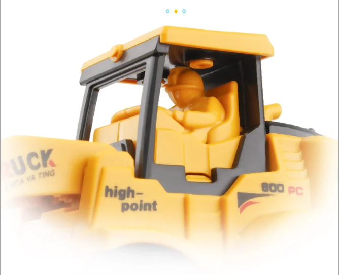 Explosion model simulation press inertial excavator model car toy car