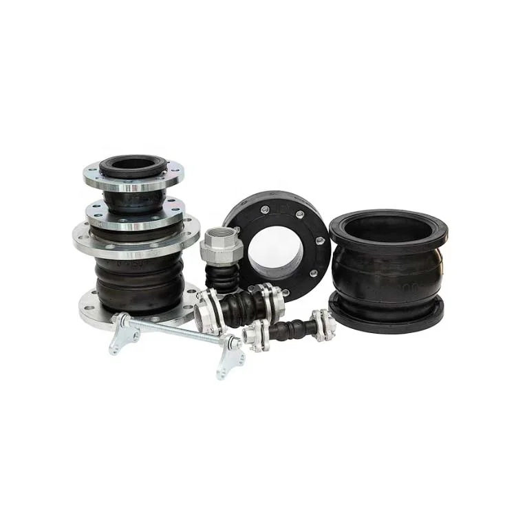 Wholesaler dealer stainless steel 304 flange rubber expansion joint for DN100 PN16 union type