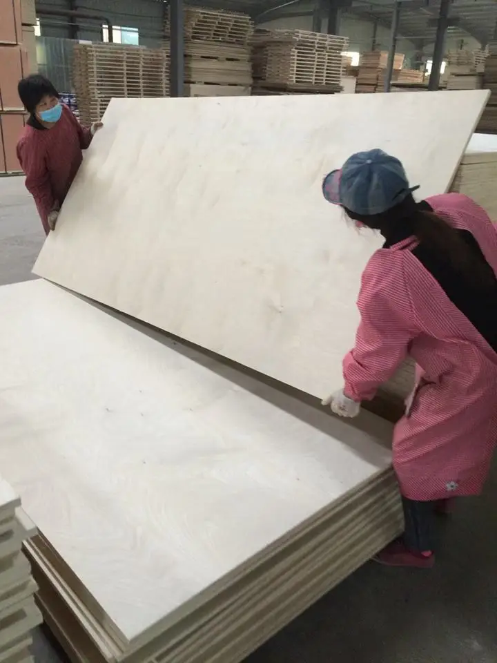 B/BB birch plywood high quality 4*8ft 18mm birch plywood for furniture E0 grade