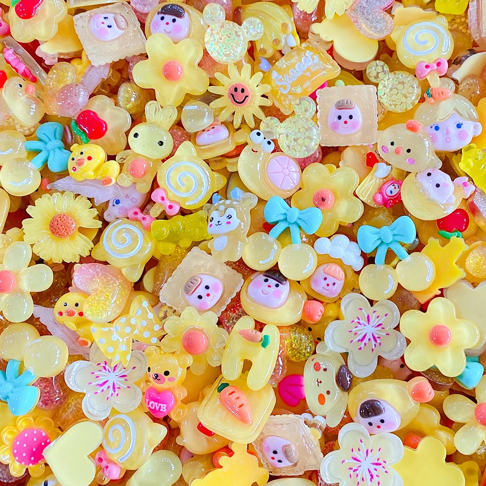 DIY accessory supplies wholesale slime cream glue resin accessories food toy lucky bags blind bags nail charms