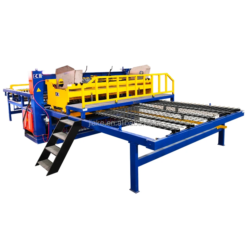 Deformed steel bar welded reinforcing panel wire mesh welding machine/maquina para hacer alambre de puas