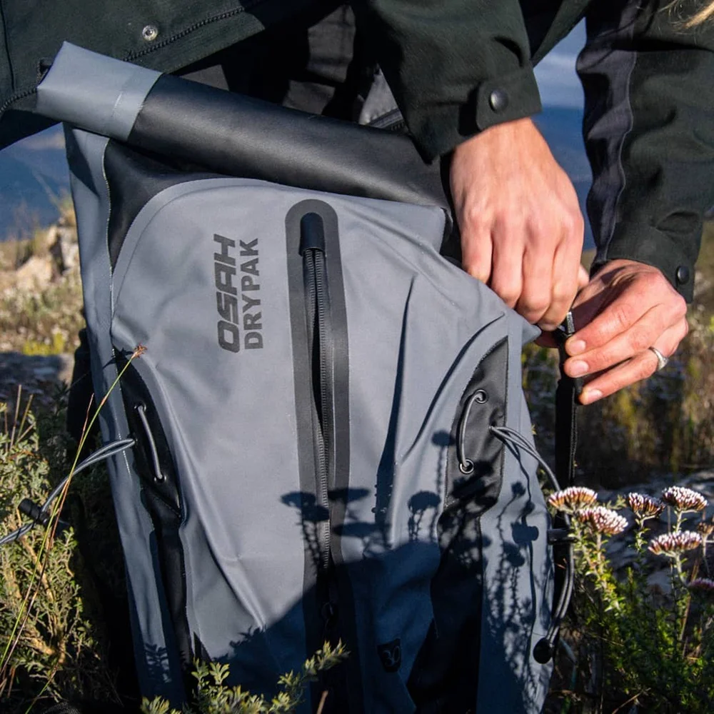 500D PVC Tarpaulin 30 Litre High quality Motorcycle Bag Polyester Waterproof Backpack