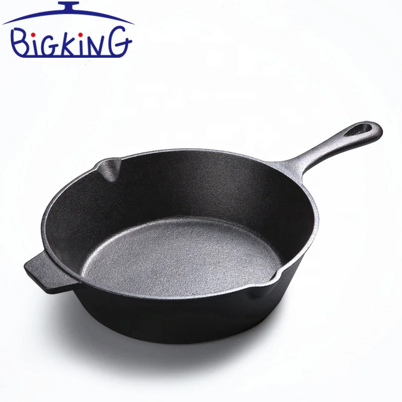 Pre-Seasoned Cast Iron Skillet Frying Pans Oven Safe Cookware for Indoor & Outdoor Use - Grill, StoveTop,  OEM