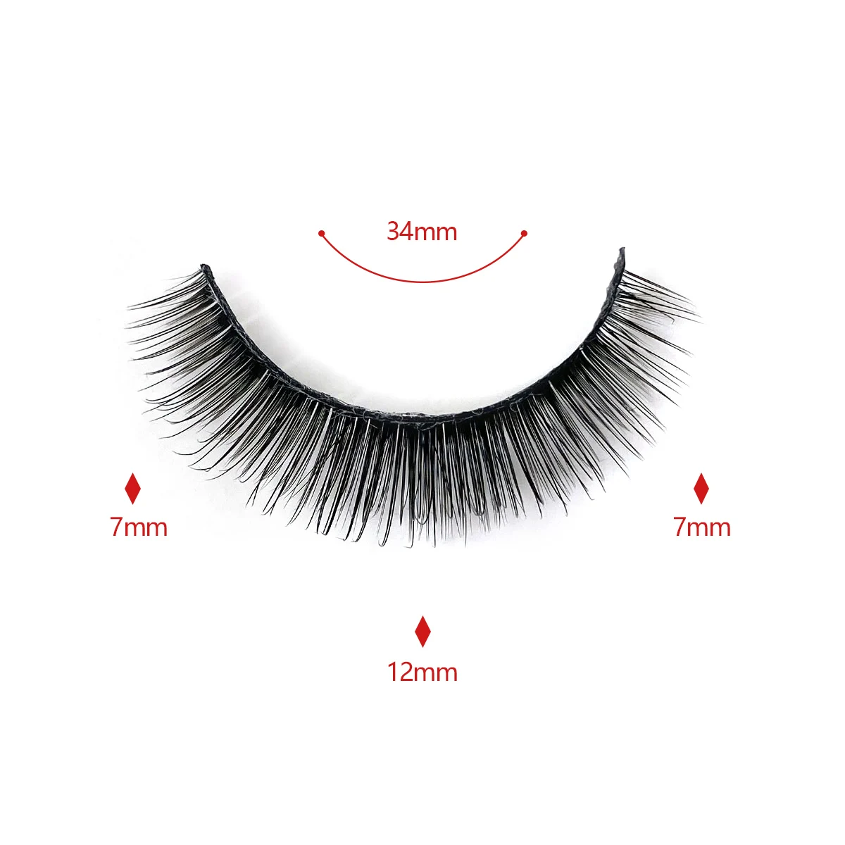 Private Label Handmade Synthetic Fiber Model 03  Eyelashes Vendor Handicraft Own Brand With Custom Box